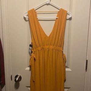 Golden glow dress
